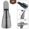 Concert Ukulele Ranch 23 inch Professional ukelele Free Online 12 Lessons and Gig Bag - Small Hawaiian Guitar - Starry Blue