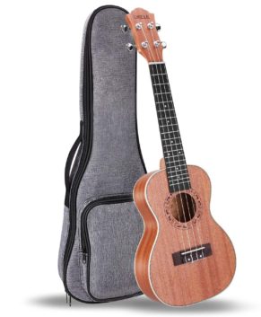 UKELE 21 Inch Soprano Ukulele Professional Beginner Instrument with Gig Bag