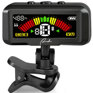 Ranch Accessories Guitar Tuner Clip On Tuner for Acoustic, Electric Guitar, Violin, Ukulele, Bass, Rechargeable Chromatic Tuners Upgraded